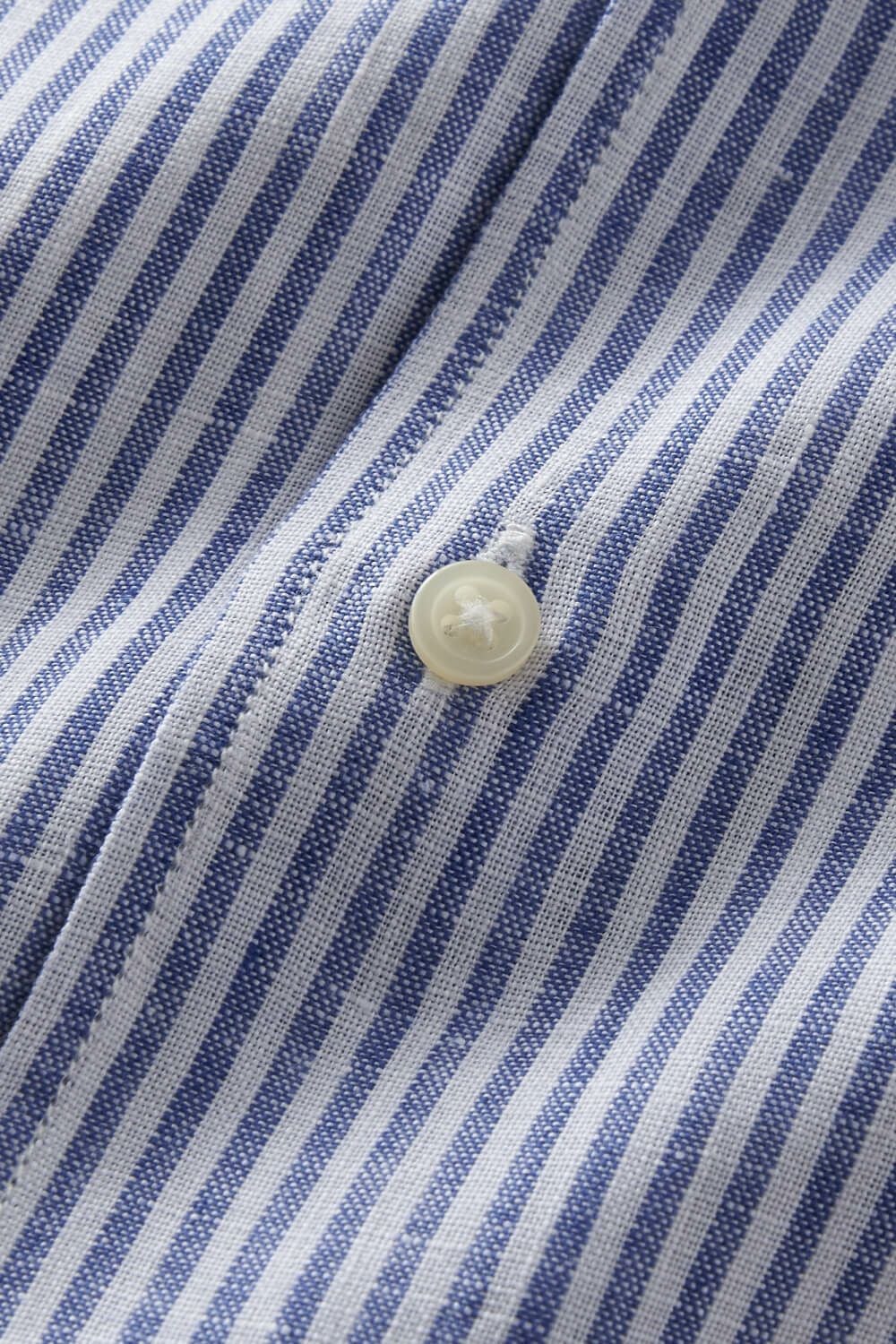 ワイシャツ 8045A-R03D-NAVY-生地