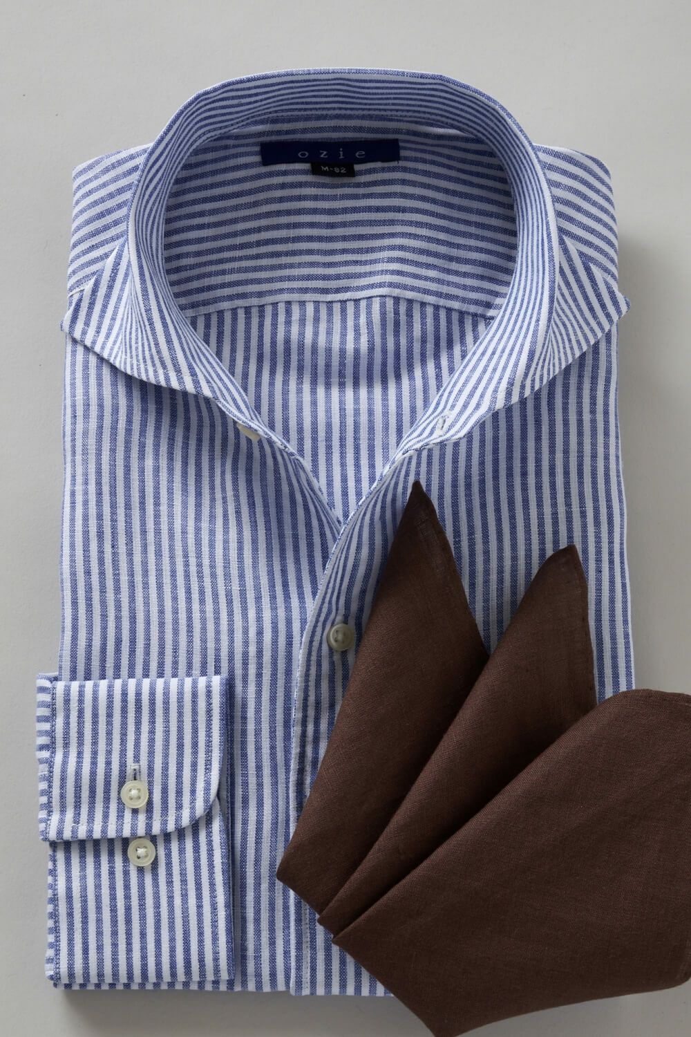 ワイシャツ 8045A-R03D-NAVY-コーディネートイメージ