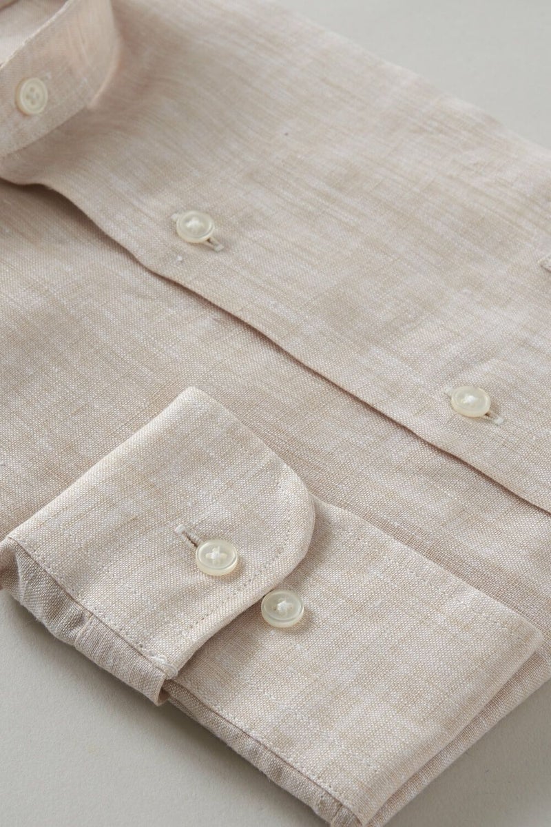 ワイシャツ 8063A-R03B-BEIGE-カフス