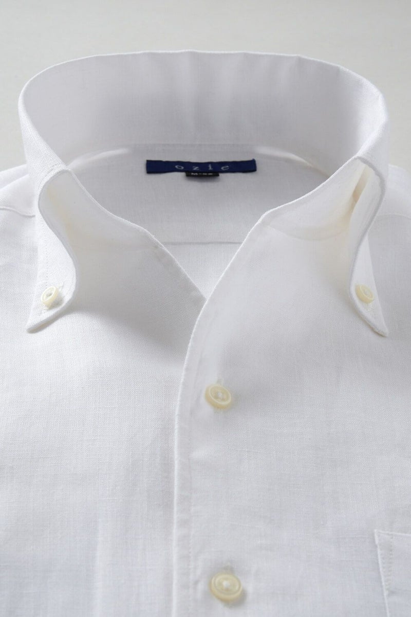 ワイシャツ 8044A-R03C-WHITE-衿1