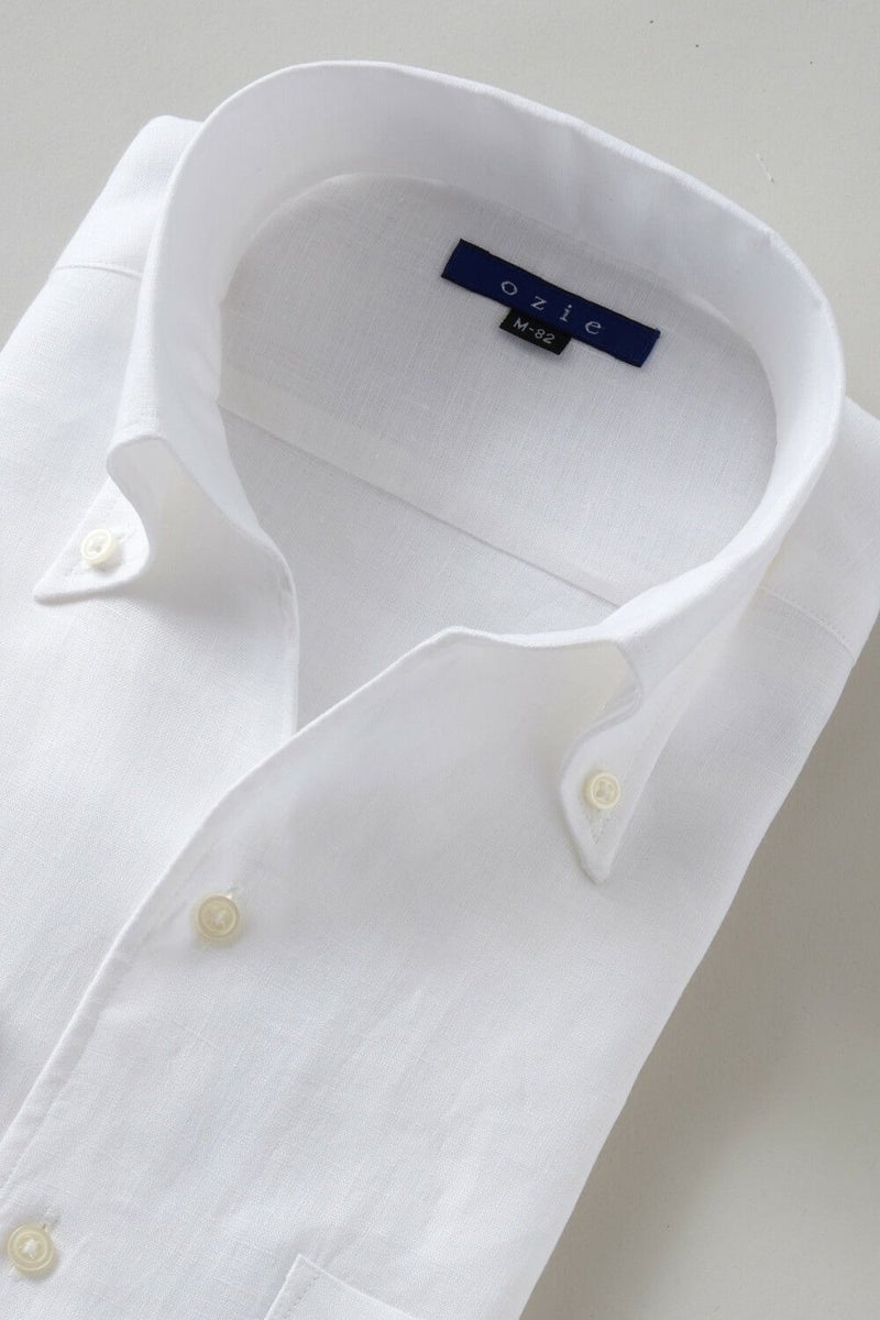 ワイシャツ 8044A-R03C-WHITE-衿3