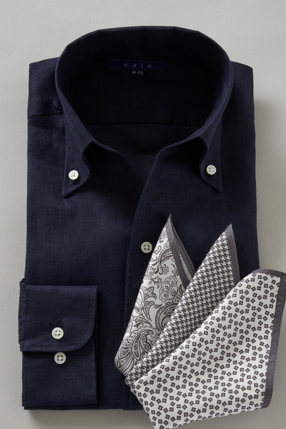 メンズワイシャツ・カッターシャツ 8044A-R03D-NAVY