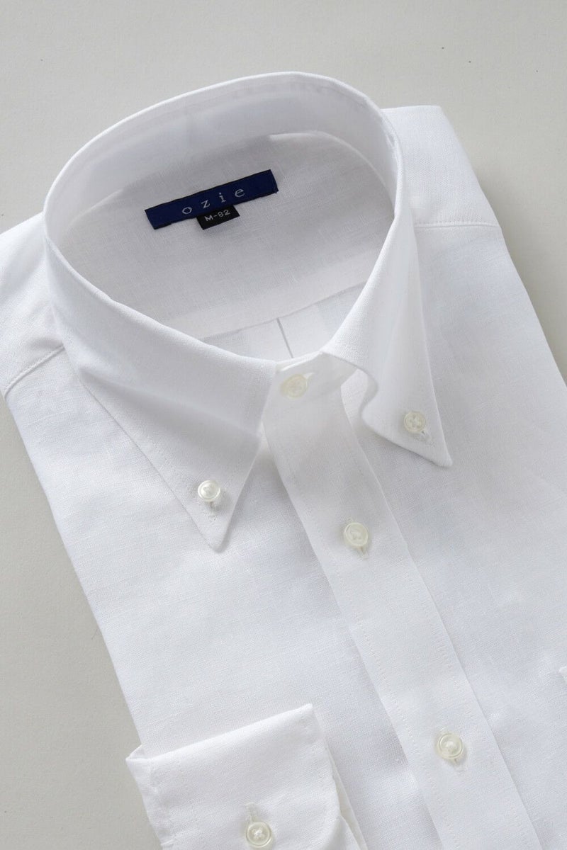 ワイシャツ 8009A-R03A-WHITE-衿3