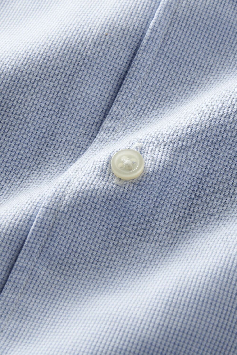 ワイシャツ 8045-R03F-SAX-生地