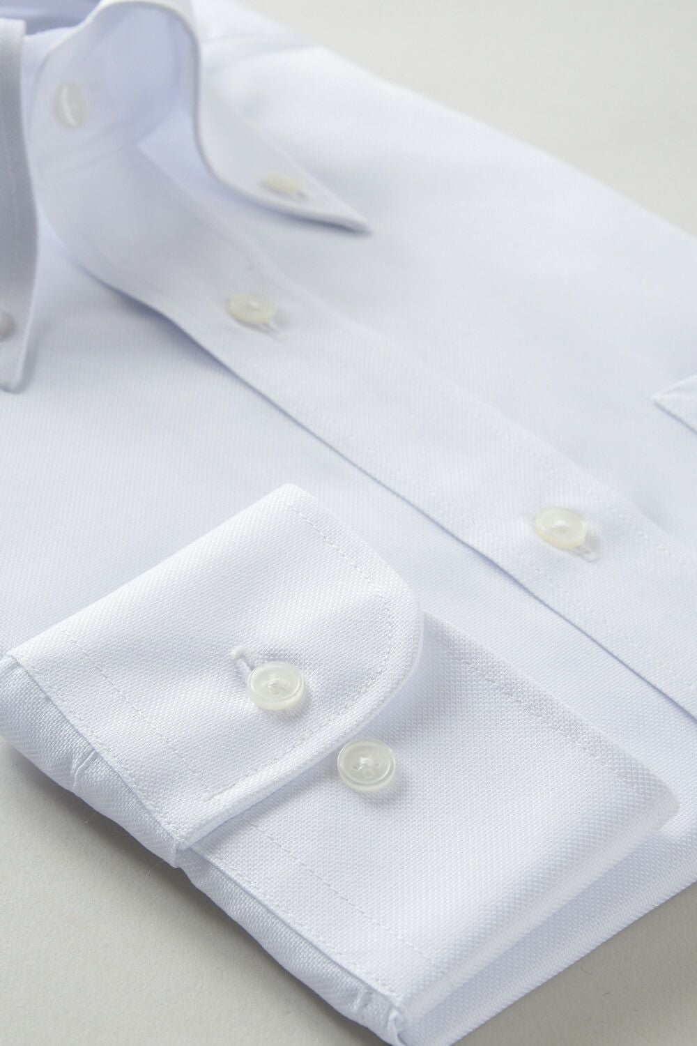 ワイシャツ 8009SD-R03A-WHITE-カフス