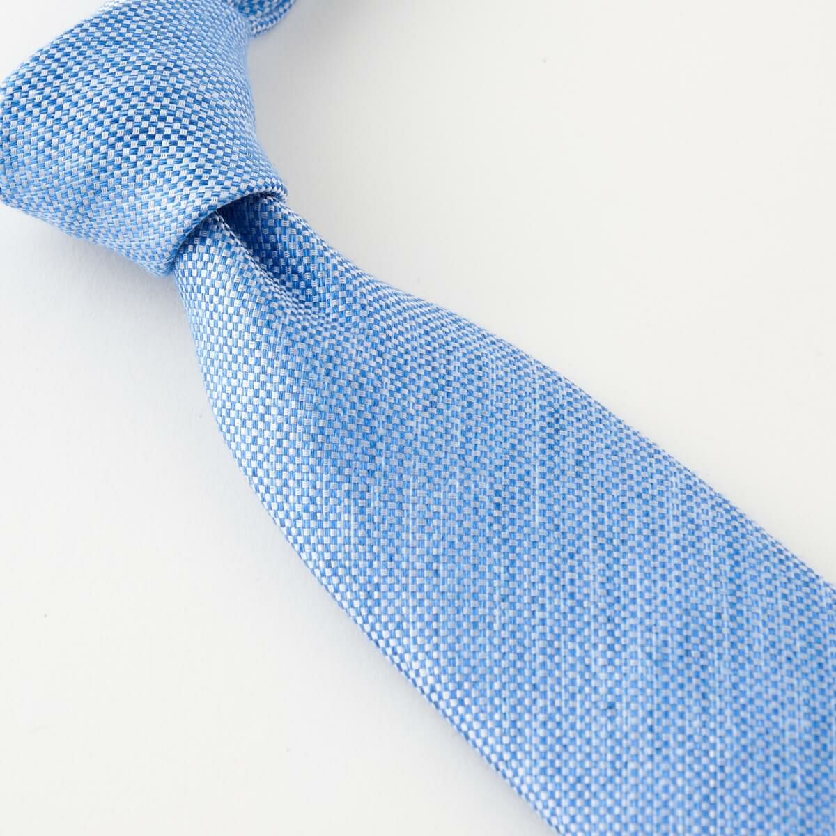 ネクタイ NL-081-BLUE-結び