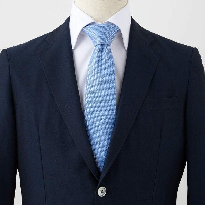 ネクタイ NL-081-BLUE-コーディネート