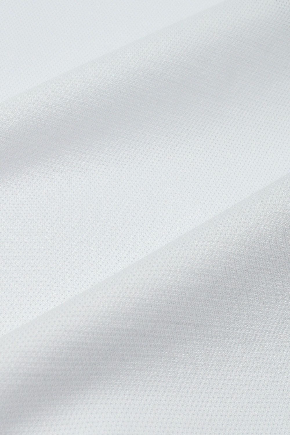 ワイシャツ・ニットシャツ・半袖 8013SS-R04A-WHITE-生地