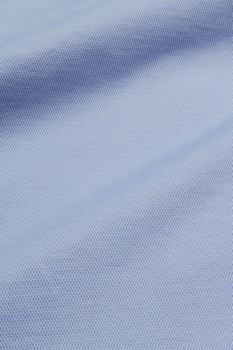 ワイシャツ・ニットシャツ・半袖 8055SS-R04B-BLUE-生地