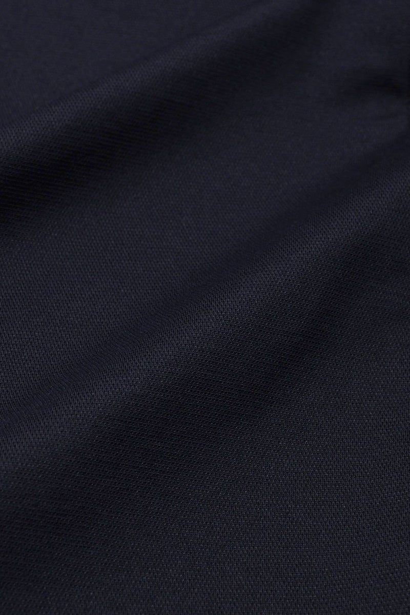 ワイシャツ・ニットシャツ・半袖 8055SS-R04C-NAVY-生地