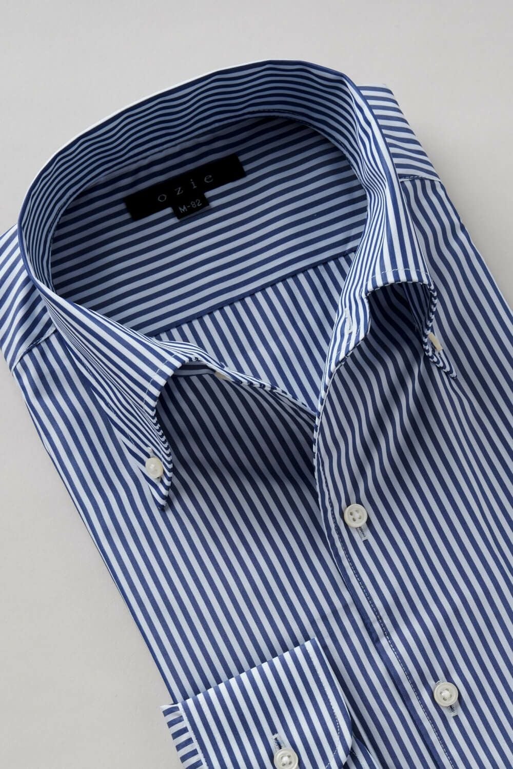 ワイシャツ 8051SD-R07A-NAVY-衿1