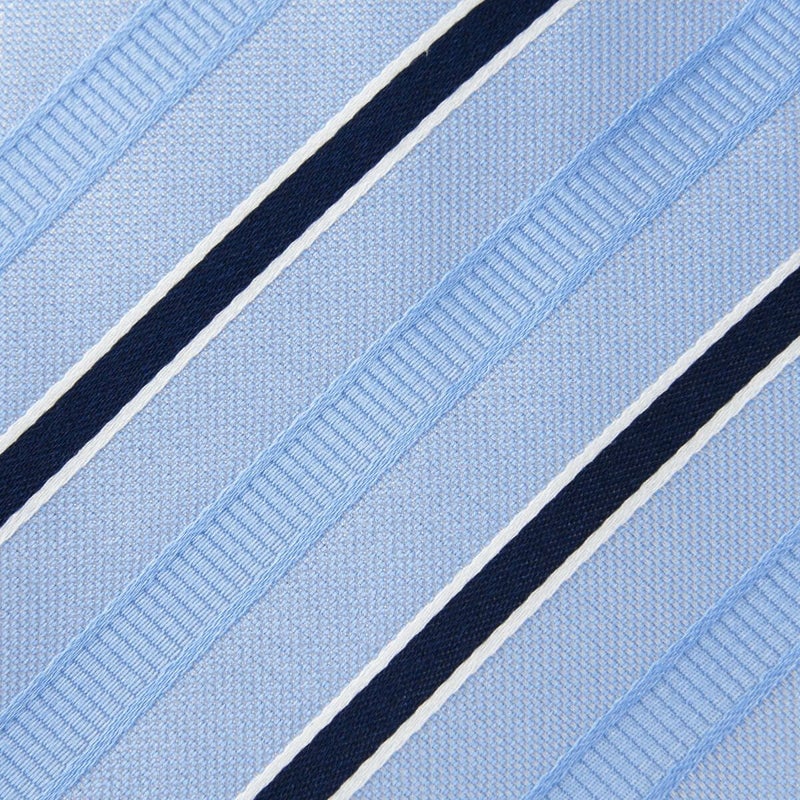 ネクタイ NJ-R09-05-SAXBLUE-生地