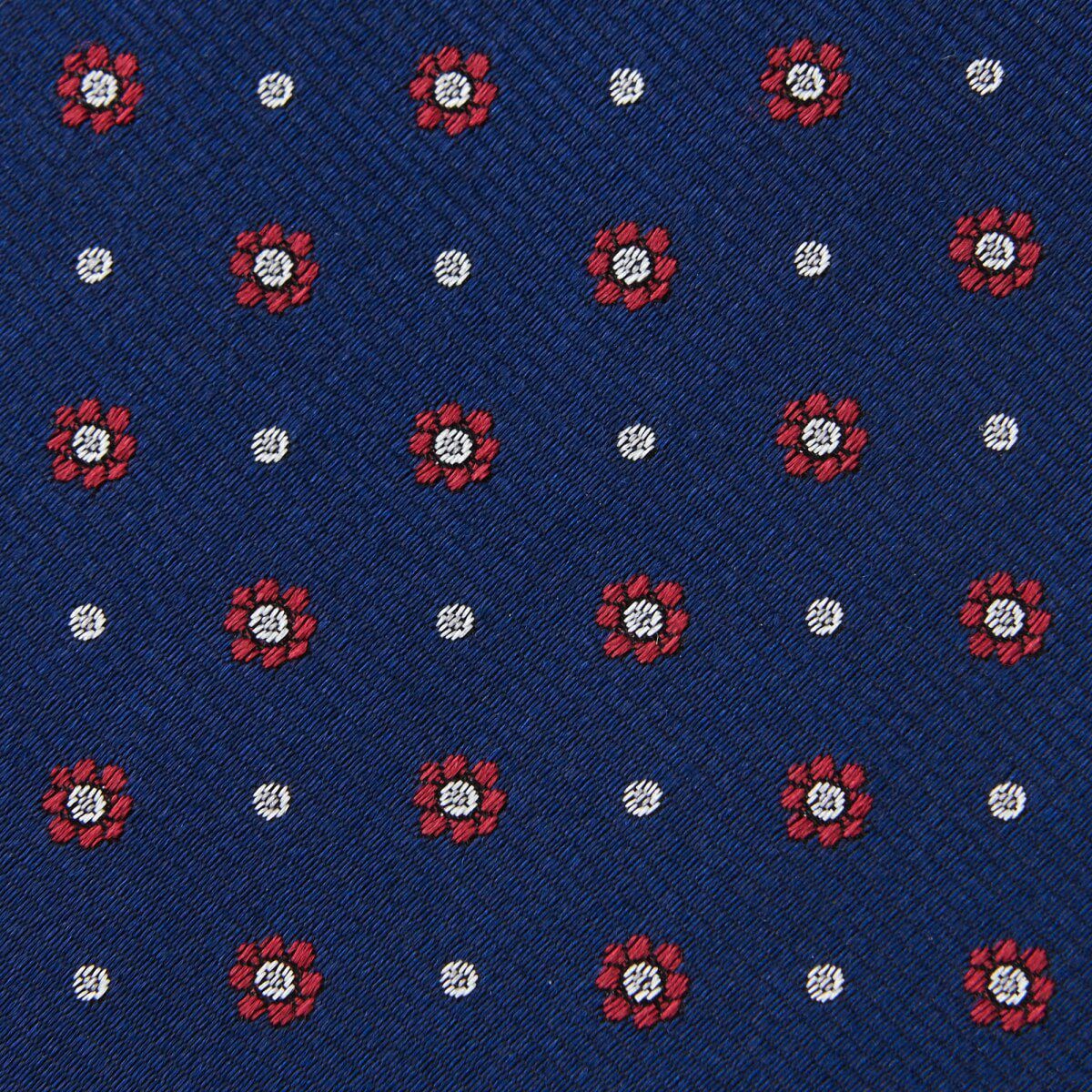 ネクタイ NJ-R09-09-NAVYBLUE-生地