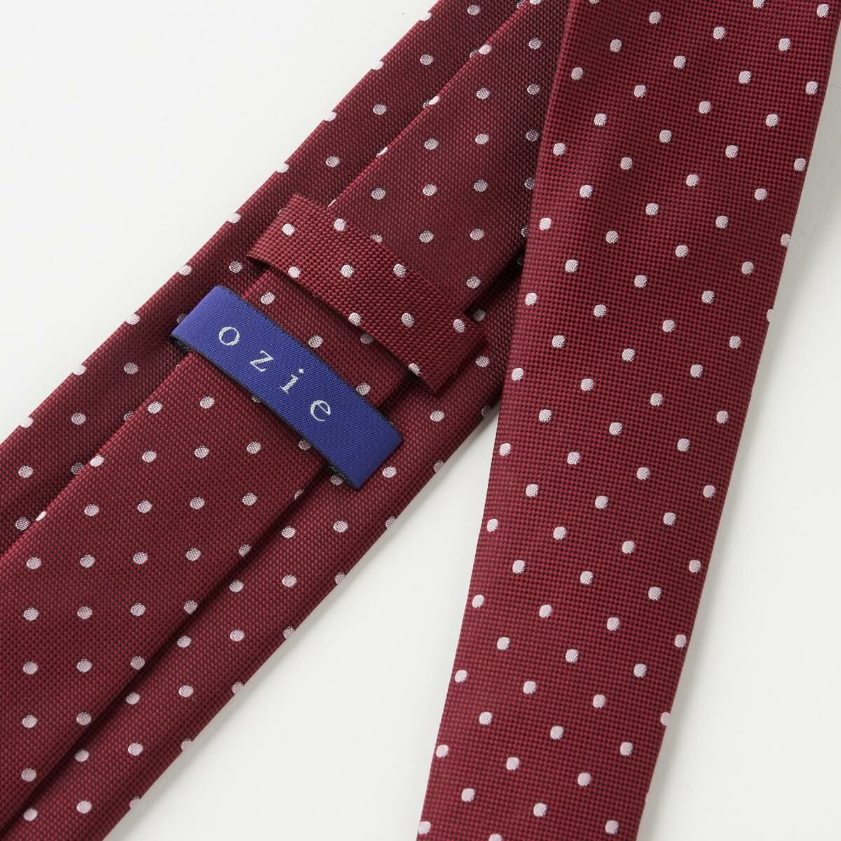 ネクタイ NJ-R09-10-WINERED-裏