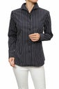 レディースシャツ　6051-L10-NAVY-アウト