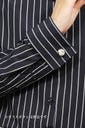 レディースシャツ 6066-L10-NAVY-カフス
