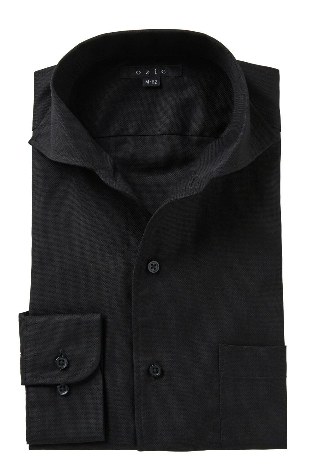 カッターシャツ メンズワイシャツ・カッターシャツ 8045-R11A-BLACK