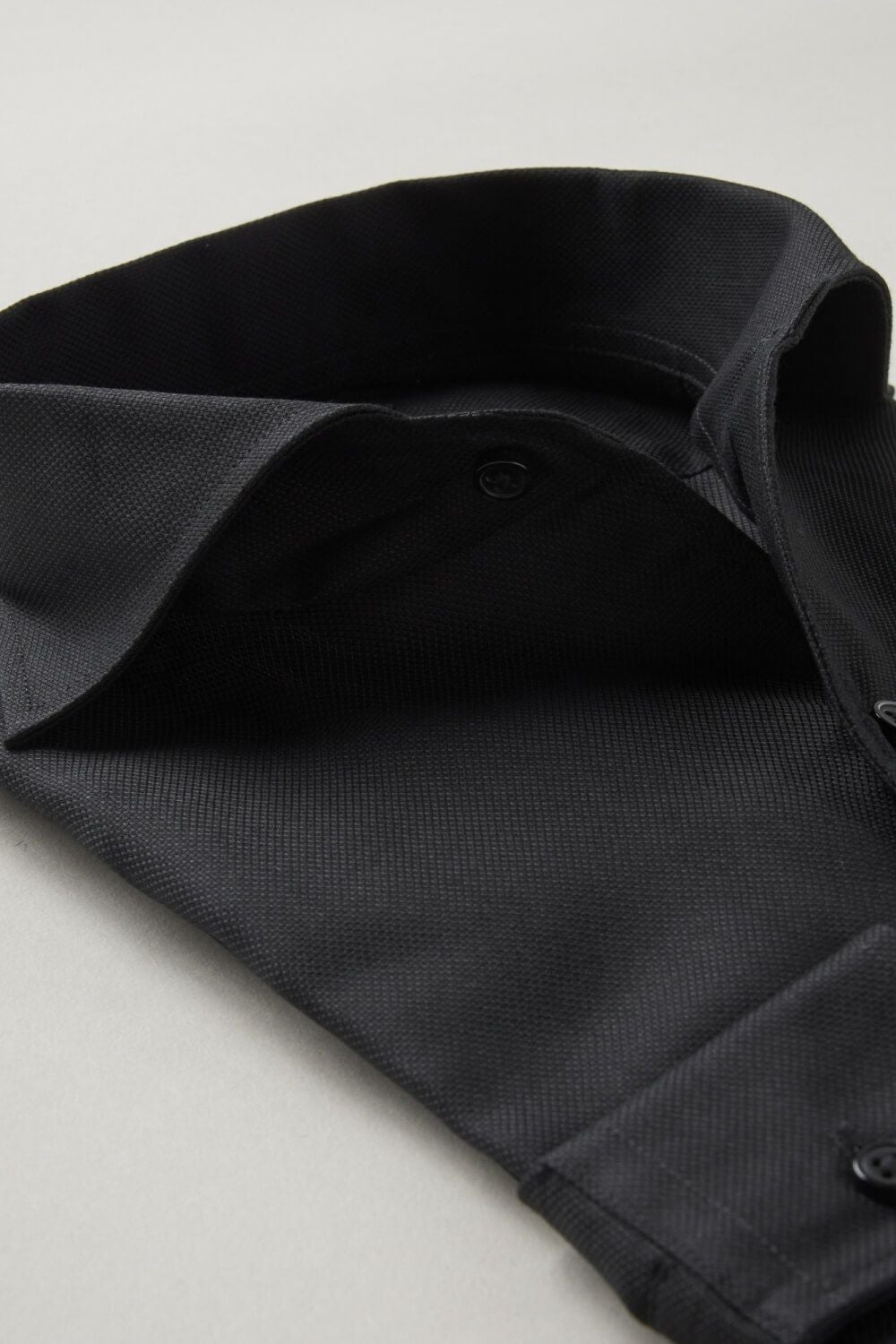 ワイシャツ 8045-R11A-BLACK-衿2