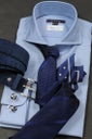 ワイシャツ 8014W-R11A-SAX-コーディネートイメージ2