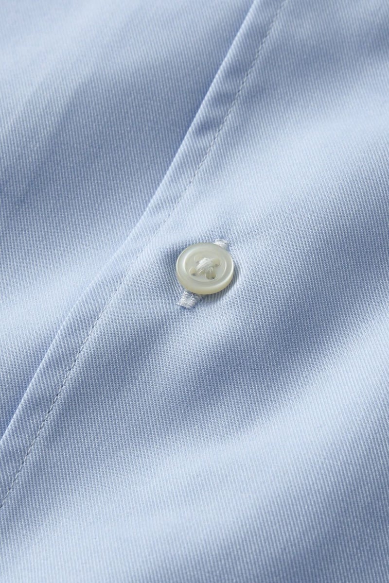 ワイシャツ 8051P-R12B-SAX-生地