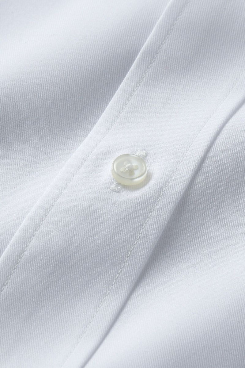 ワイシャツ 8023P-R12A-WHITE-生地
