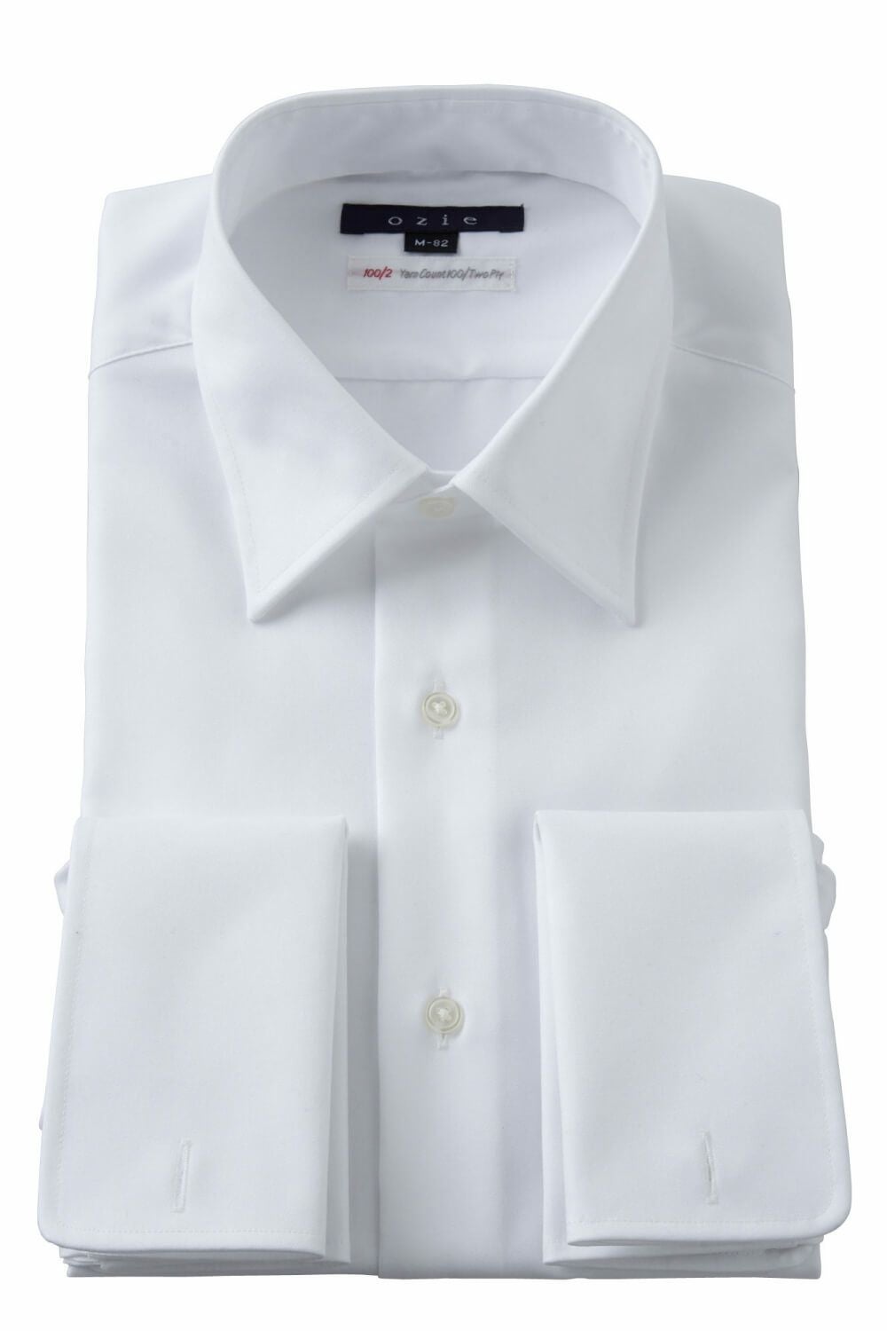 メンズワイシャツ・カッターシャツ 8045P-R12A-WHITE