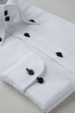 ワイシャツ 8065T-B01A-WHITE-カフス
