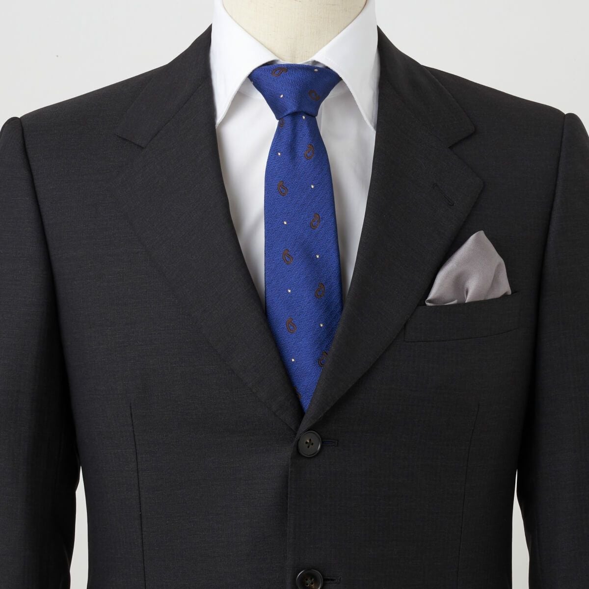 ネクタイ NI-363-BLUE-コーディネート