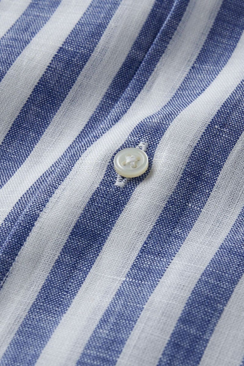 ワイシャツ 8045ACL-B03A-NAVY-生地