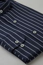 ワイシャツ 8063-B02E-NAVY-カフス