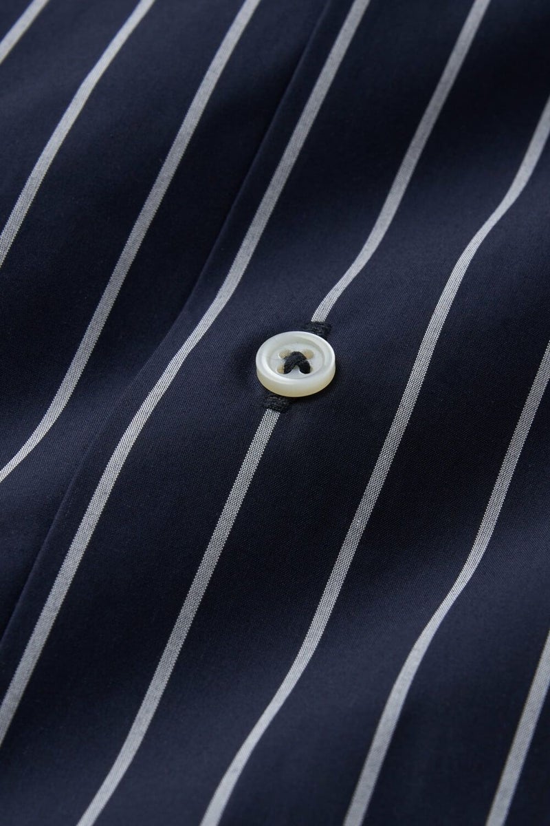 ワイシャツ 8063-B02E-NAVY-生地