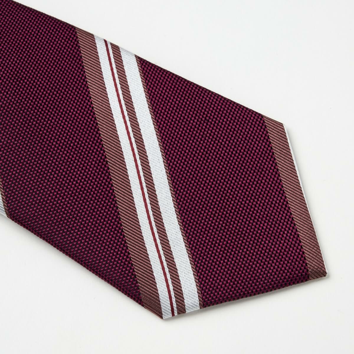 ネクタイ NJ-B02-01-WINERED-剣先
