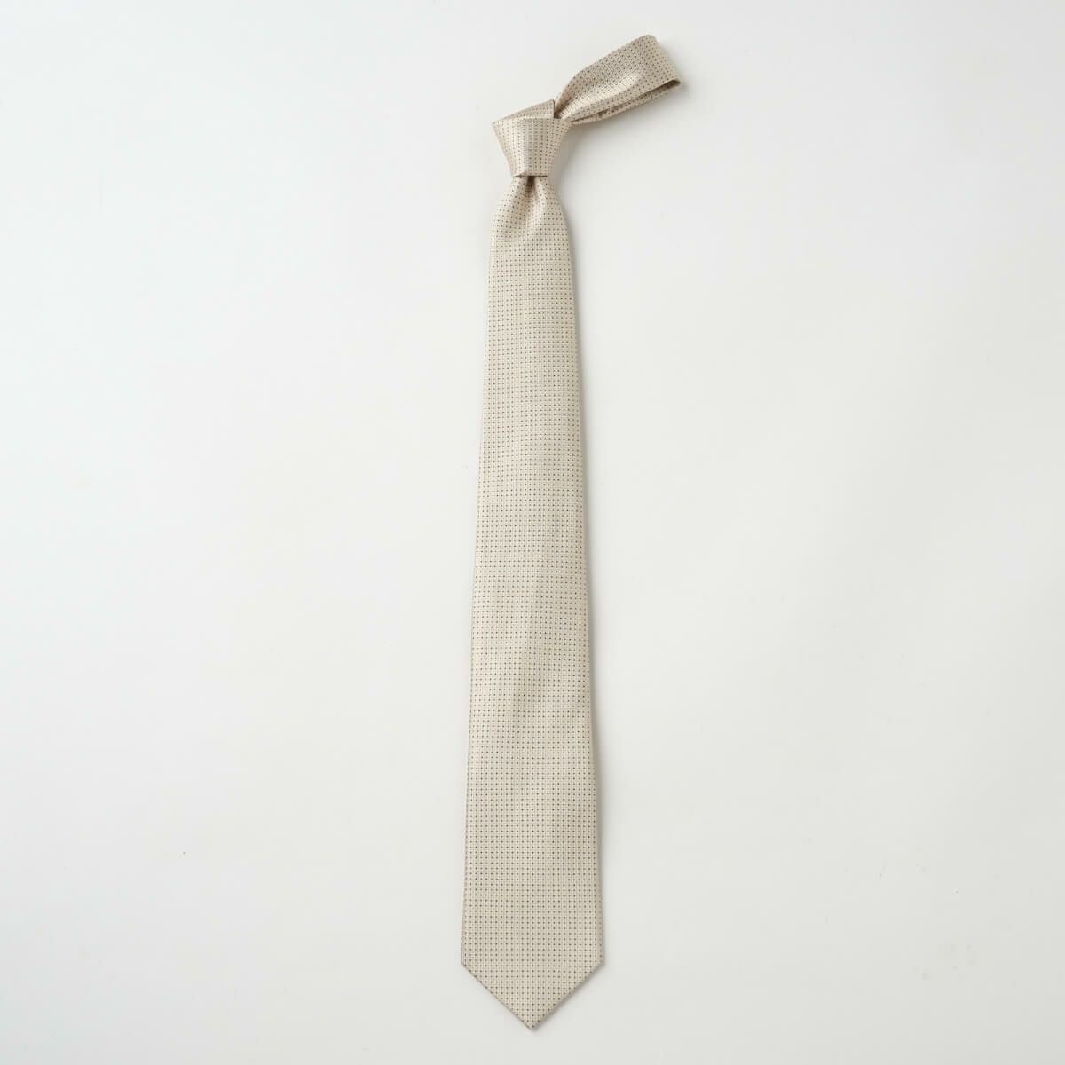 ネクタイ NJ-B02-04-BEIGE-全体