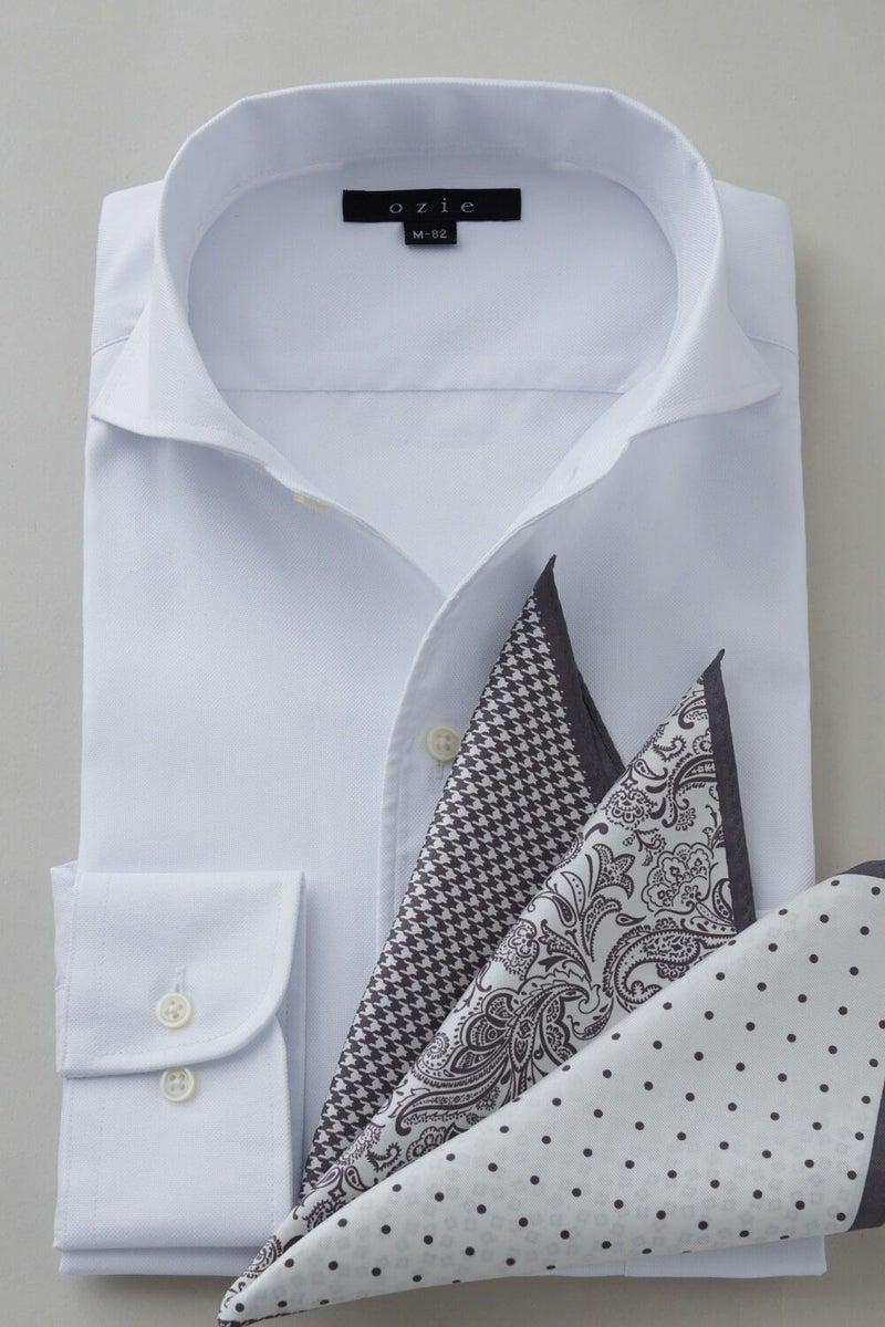 ワイシャツ 8045SD-B03A-WHITE-コーディネートイメージ