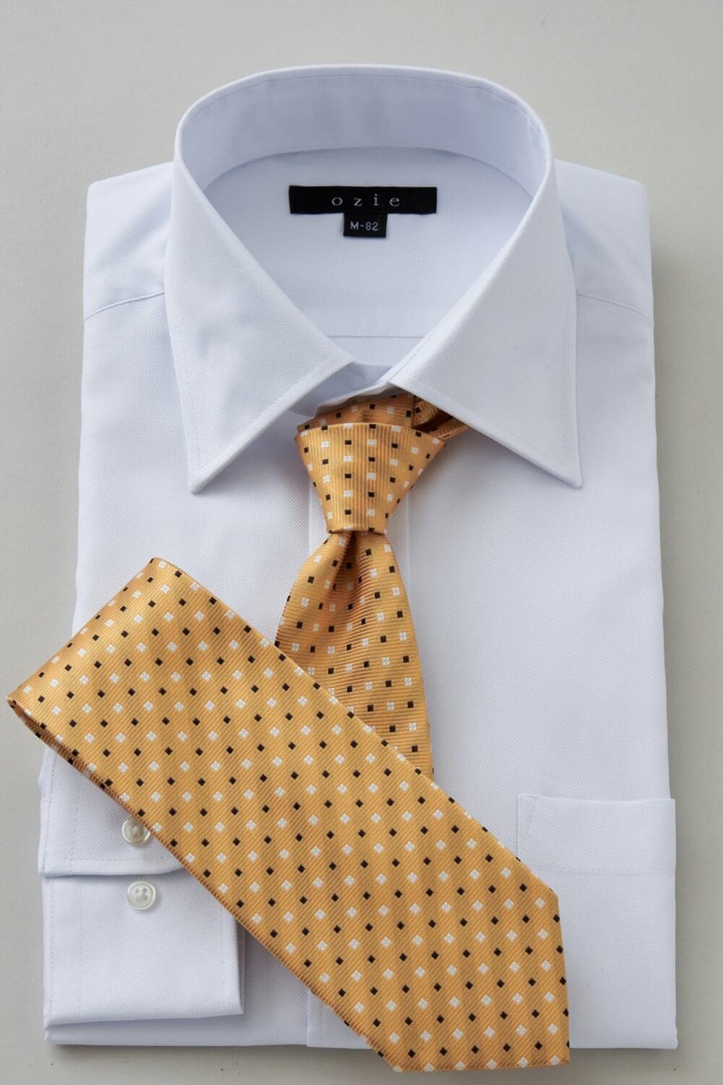 ワイシャツ 8023SD-B03A-WHITE-コーディネートイメージ