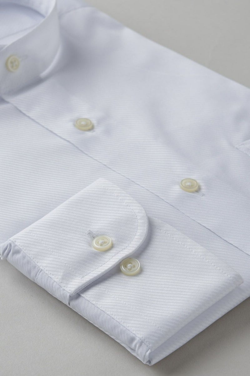 ワイシャツ 8063SD-B02B-WHITE-カフス