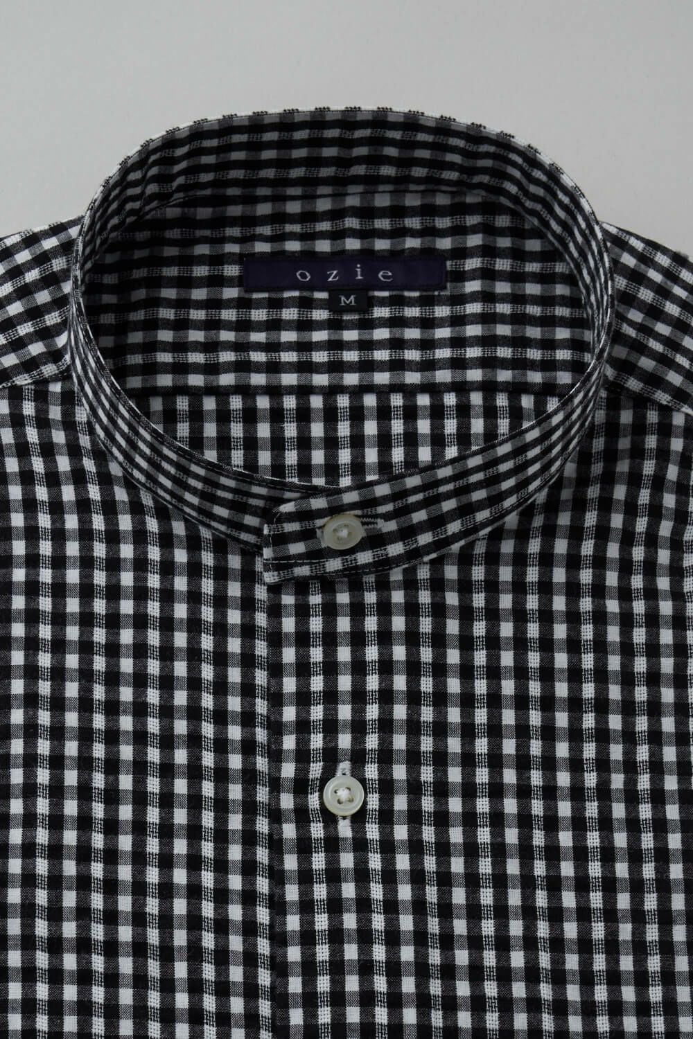 ワイシャツ 8063-B04B-BLACK-衿1