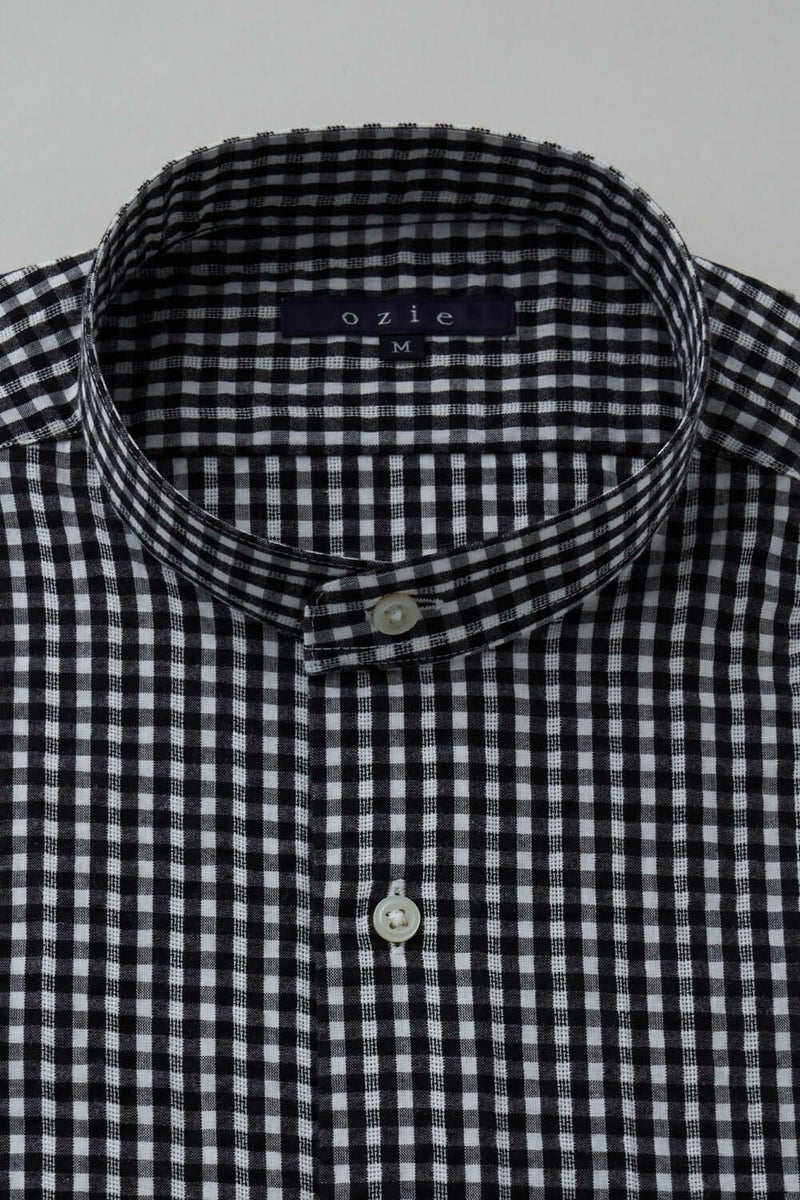 ワイシャツ 8063-B04B-BLACK-衿1