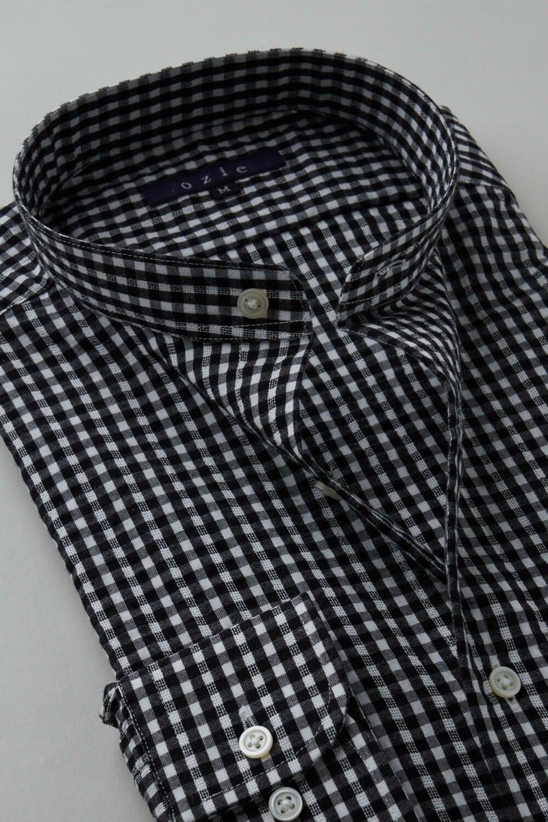 ワイシャツ 8063-B04B-BLACK-衿2