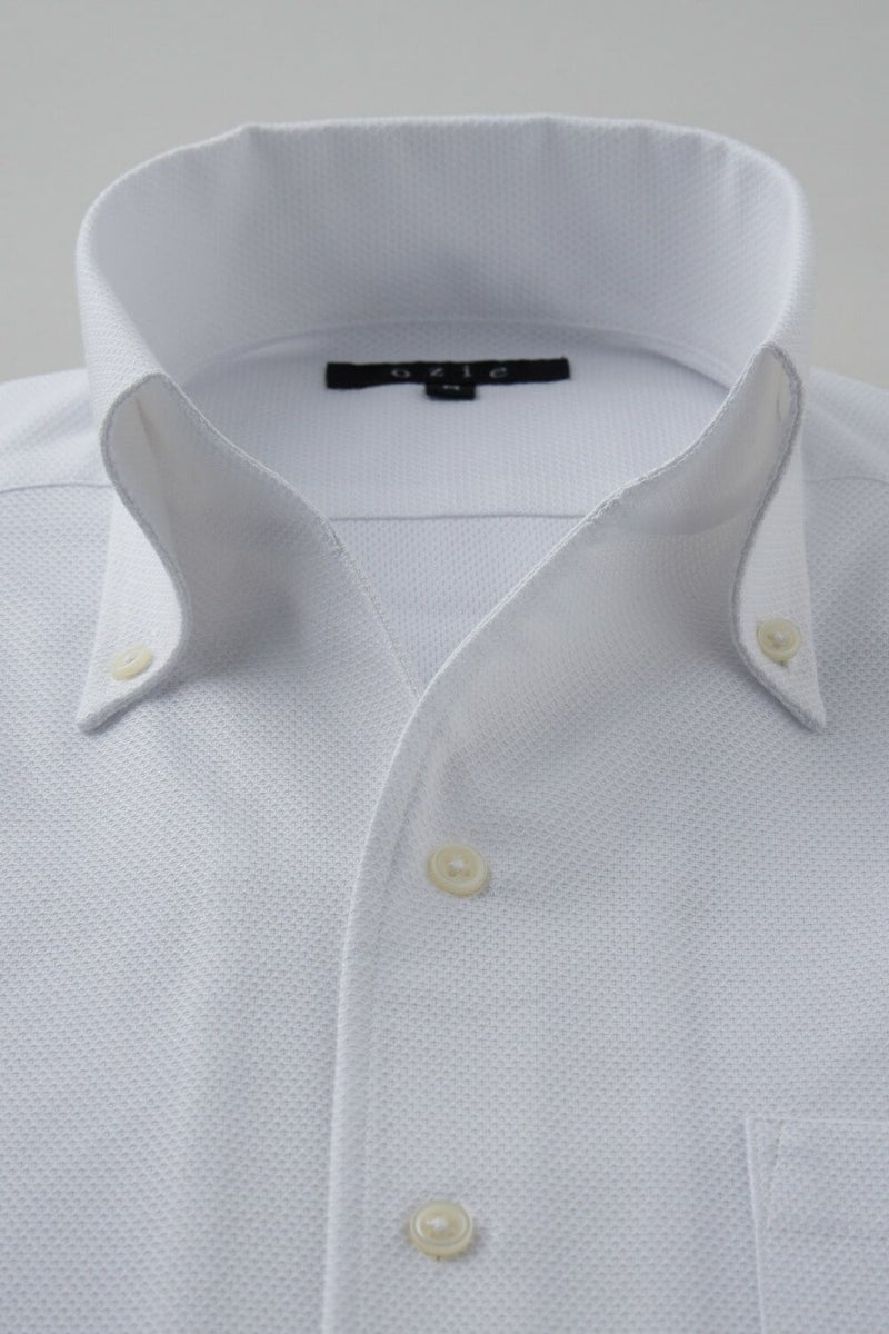 ワイシャツ 8044SS-B04G-WHITE-衿1
