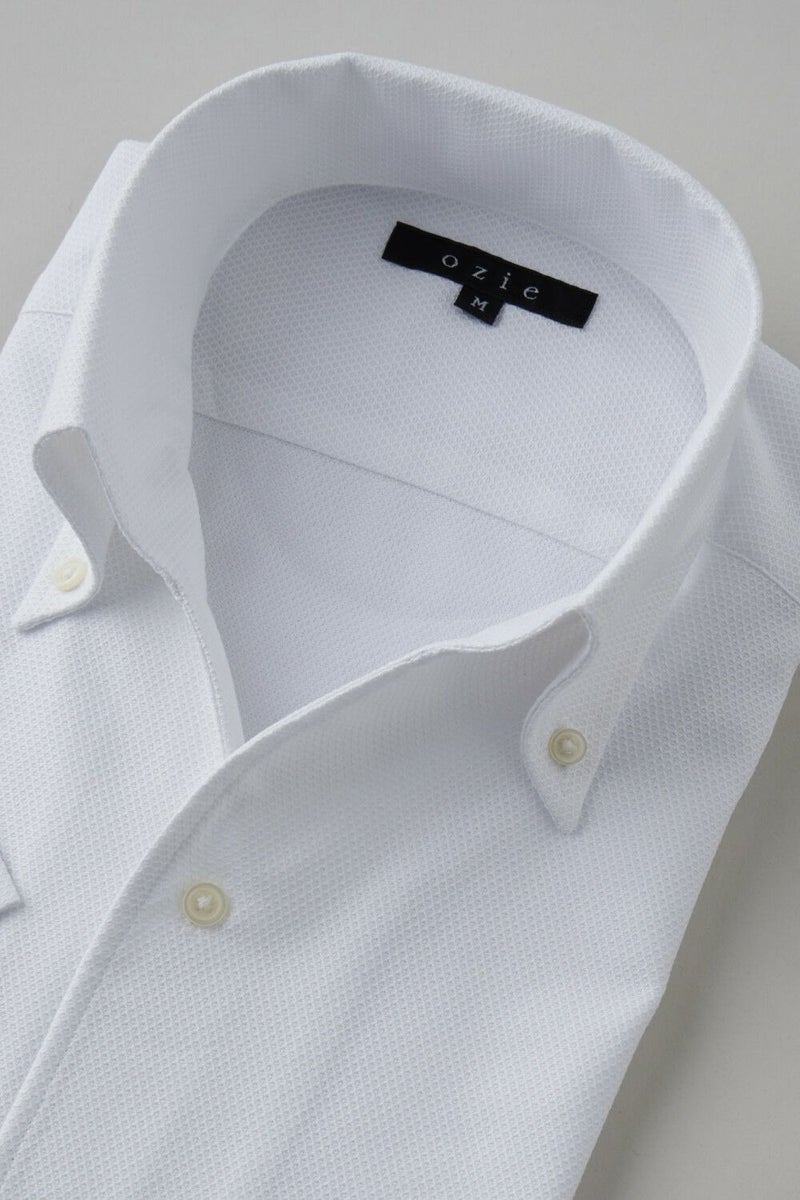 ワイシャツ 8044SS-B04G-WHITE-衿3