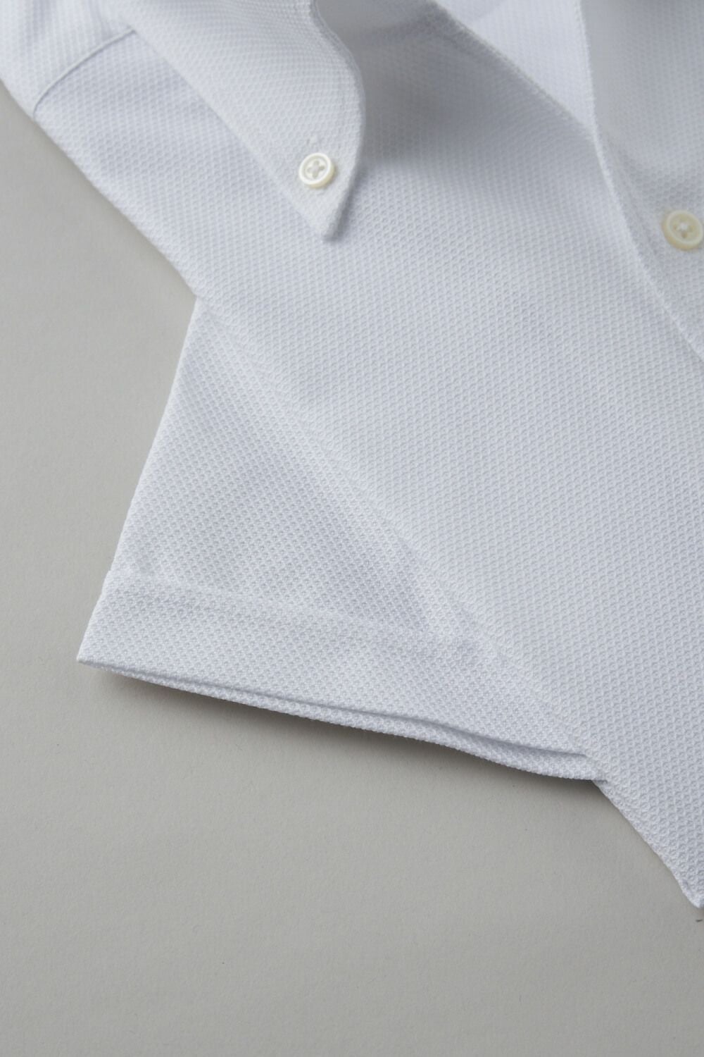 メンズワイシャツ・カッターシャツ 8044SS-B04G-WHITE