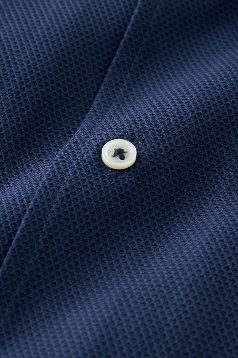 ワイシャツ 8044SS-B04H-NAVY-生地