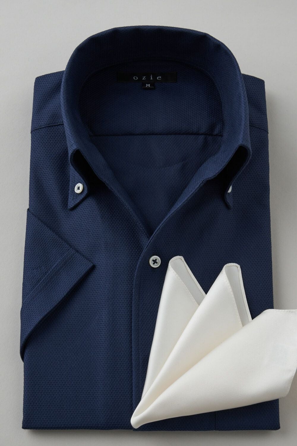 メンズワイシャツ・カッターシャツ 8044SS-B04H-NAVY