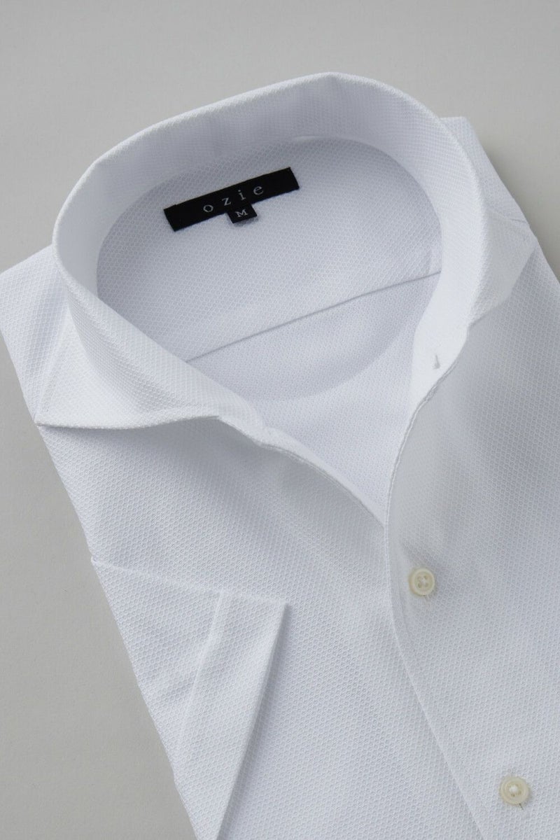 ワイシャツ 8045SS-B04I-WHITE-衿1