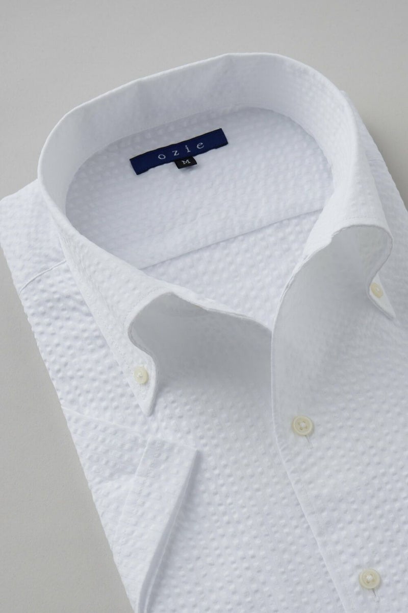 ワイシャツ 8051SSC-B04A-WHITE-衿1