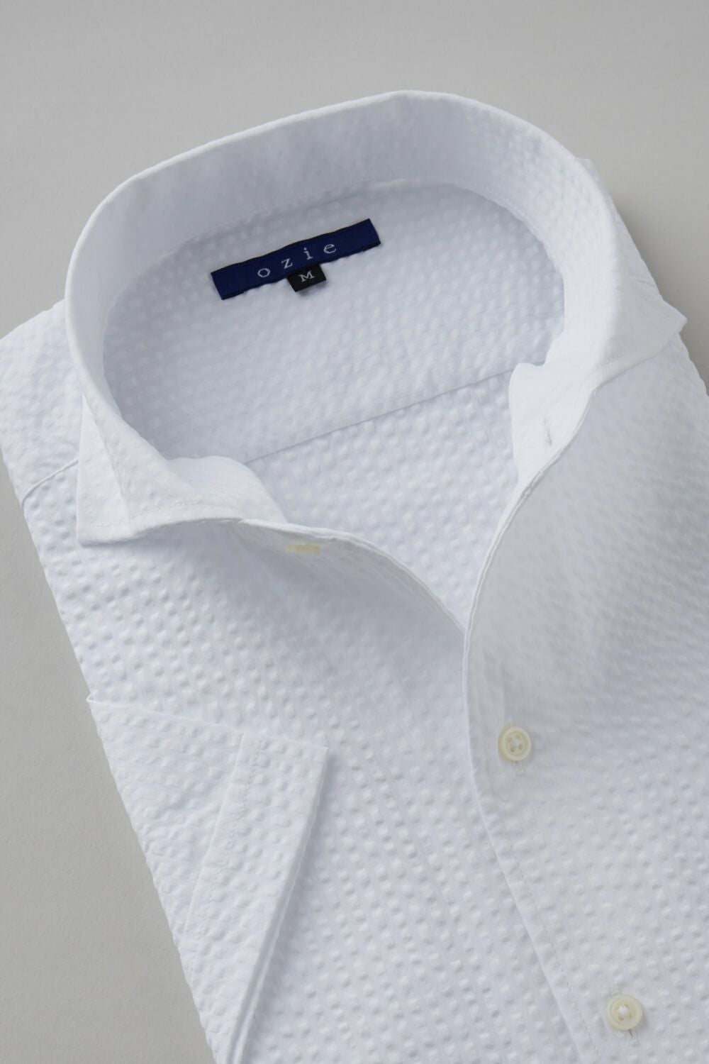 ワイシャツ 8045SSC-B04A-WHITE-衿1