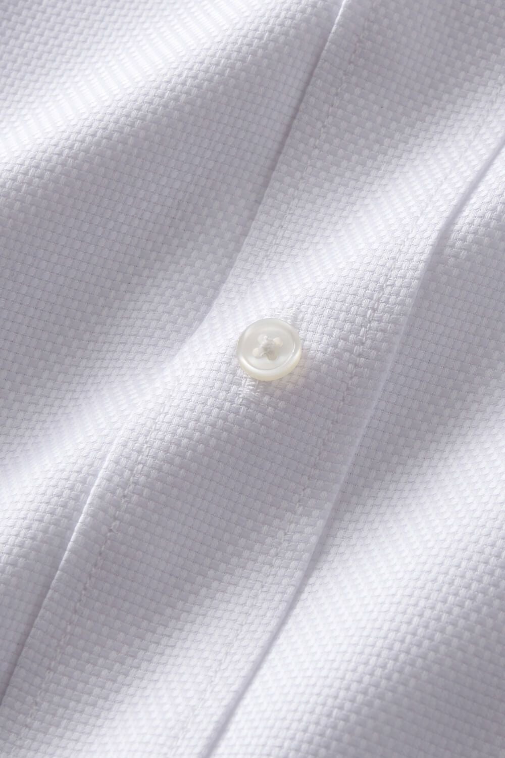 ワイシャツ 8009-B04A-WHITE-生地