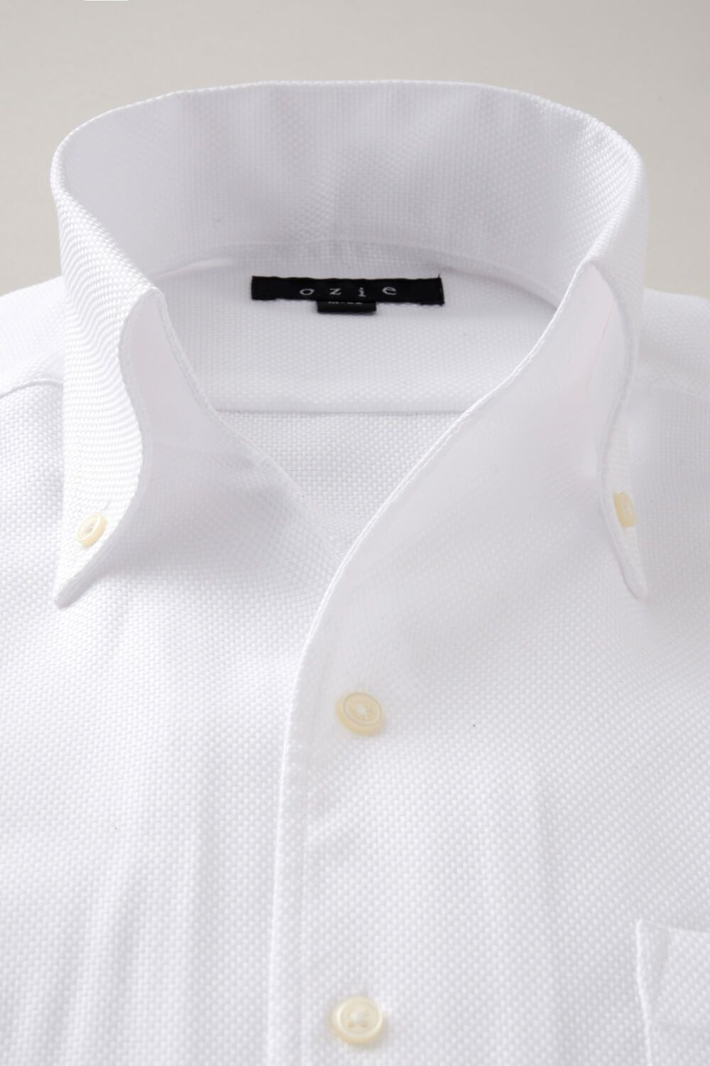 ワイシャツ 8044-B04A-WHITE-衿1