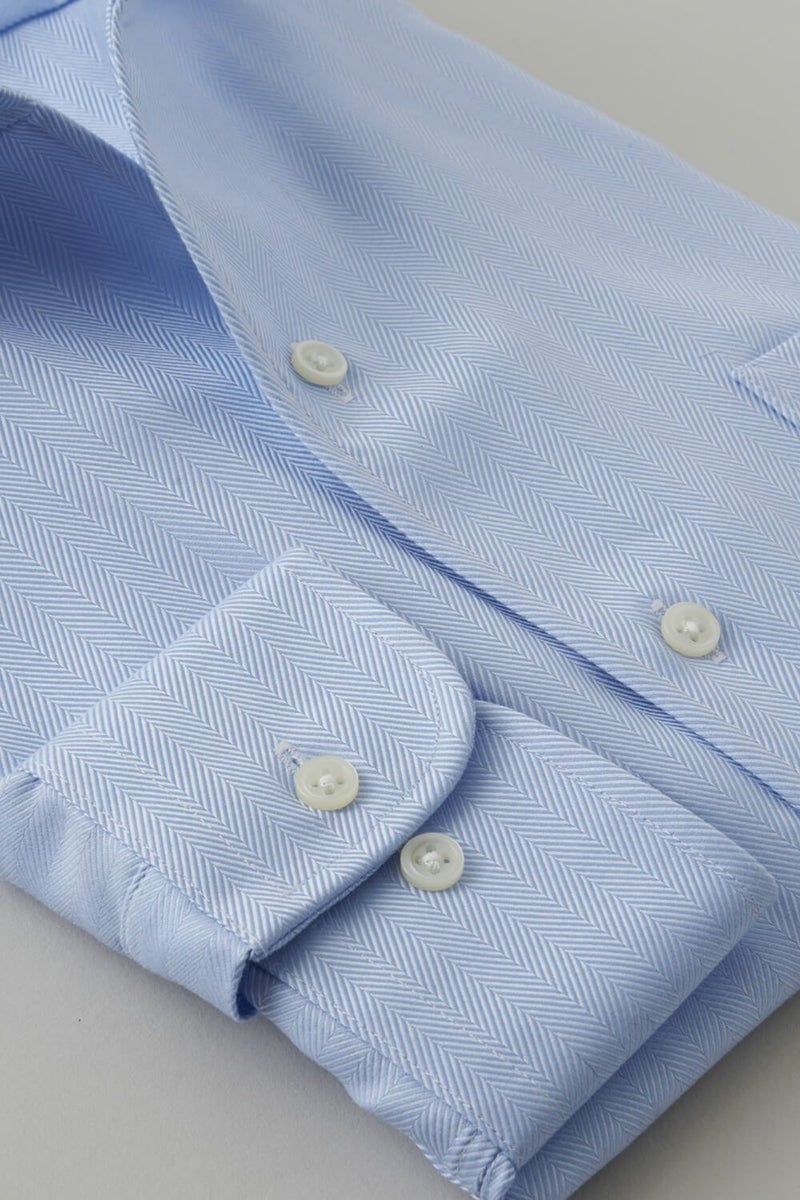 ワイシャツ 8045-B04B-SAX-カフス